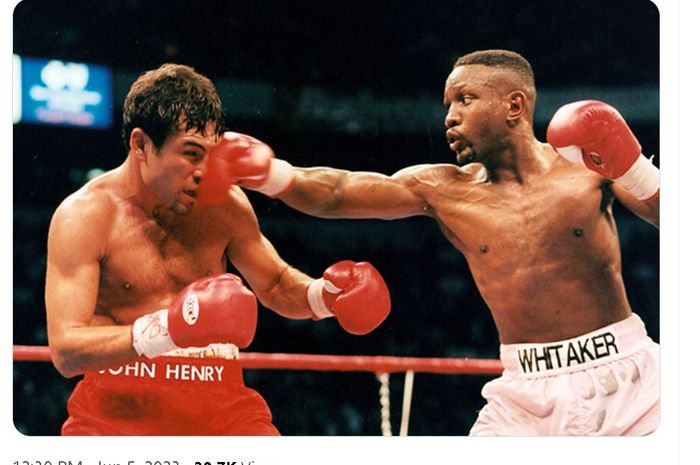 Kemenangan atas Pernell Whittaker pada 12 April 1997 membawa Oscar De La Hoya menjadi petinju nomor 1 pound-for-pound di dunia.