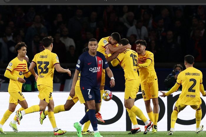 Barcelona berhasil memenangkan leg pertama perempat final Liga Champions atas Paris Saint-Germain (PSG) dengan skor 3-2.