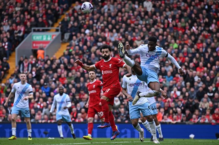 Liverpool menelan kekalahan dari Crystal Palace pada matchweek 33 Liga Inggris 2023-2024 di Stadion Anfield, Minggu (14/4/2024).