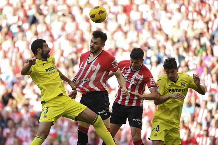 Athletic Bilbao dan Villarreal harus puas berbagi satu angka setelah menyudahi laga dengan hasil seri 1-1 pada pekan ke-31 Liga Spanyol 2023-2024.