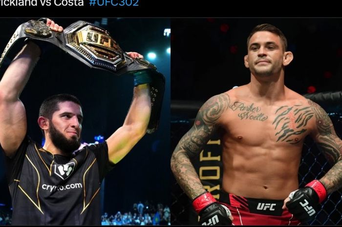 Keuntungan raja kelas ringan UFC, Islam Makhachev (kiri) dalam duel kontra Dustin Poirier (kanan) dikuak.