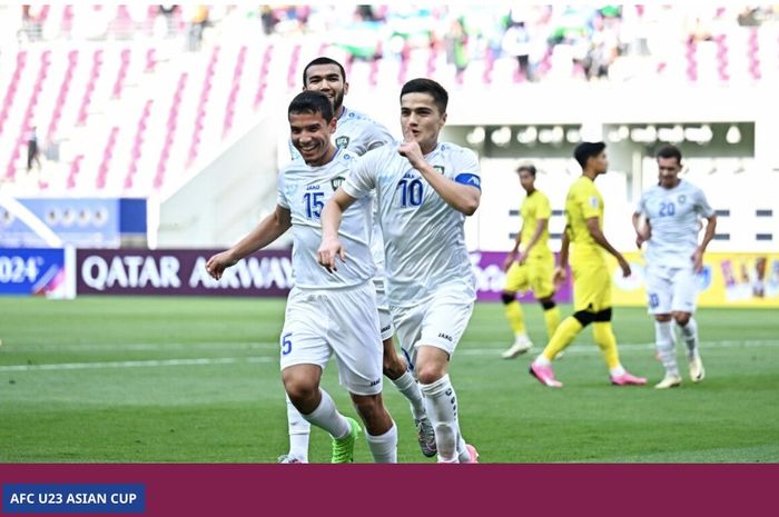 Uzbekistan Vs Malaysia di Piala Asia U-23 2024