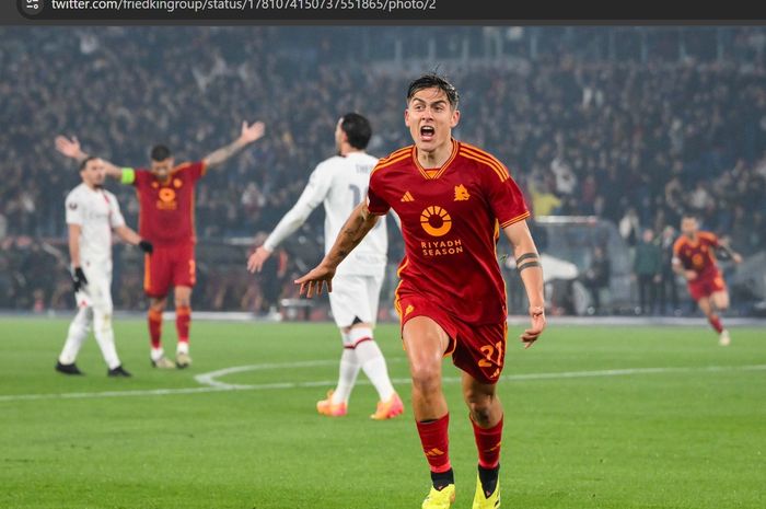 AS Roma berhasil menyingkirkan AC Milan di Liga Europa lewat kemenangan agregat 3-1.