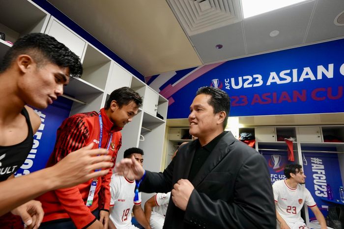 Ketua Umum PSSI, Erick Thohir, meminta Timnas U-23 Indonesia memaksimalkan laga melawan Guinea demi kelolosan ke Olimpiade 2024.