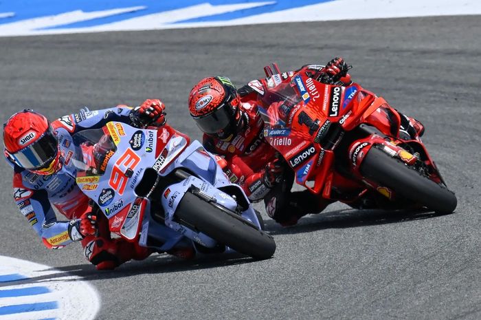 Marc Marquez dijagokan menghentikan rekor Francesco Bagnaia di MotoGP Spanyol 2025 setelah persaingan sengit pada 2024 lalu. 