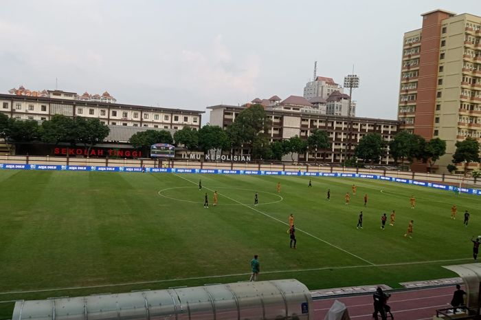 Suasana pertandingan Bhayangkara FC Vs Persis Solo