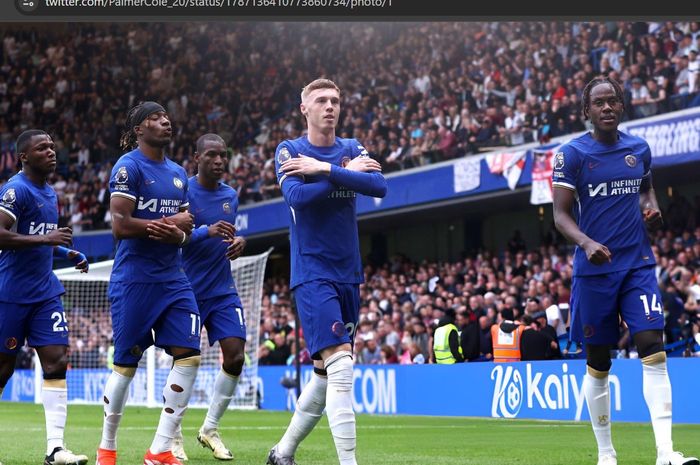 Cole Palmer turut menyumbang 1 gol dalam kemenangan telak 5-0 Chelsea atas West Ham United pada pekan ke-36 Liga Inggris, Minggu (5/5/2024) malam WIB.