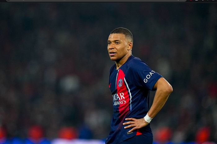 Penyerang Paris Saint-Germain, Kylian Mbappe.