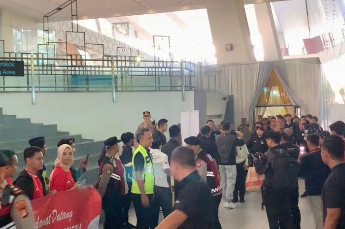 Timnas U-23 Indonesia tiba di Bandara Soekarno-Hatta Tangerang, Sabtu (11/5/2024) pukul 07.20 WIB.