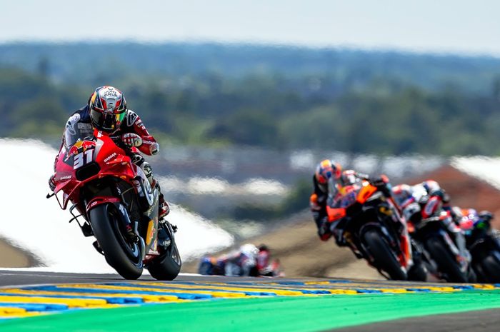 Pembalap Red Bull GasGas Tech3, Pedro Acosta pada MotoGP Prancis 2024