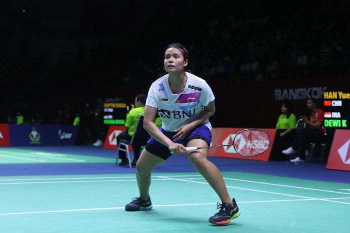 Tunggal putri Indonesia, Komang Ayu Cahya Dewi berhasil terhenti perempat final Thailand Open 2024, Jumat (17/5/2024)