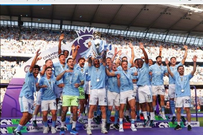 Manchester City menjadi juara Liga Inggris 2023-2024.