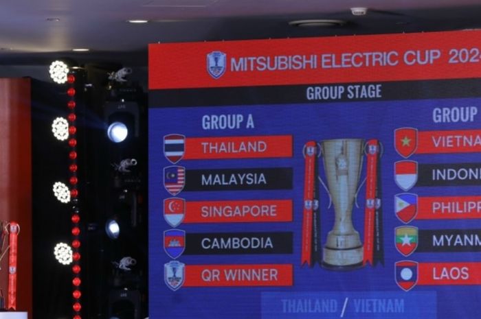 Hasil pengundian grup ASEAN Cup 2024 yang dilakukan di Hanoi, Vietnam, Selasa (21/5/2024) sore WIB.