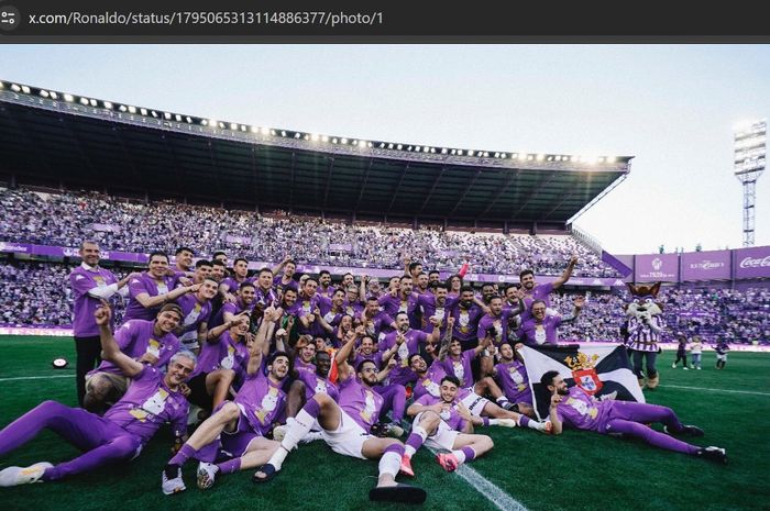 Klub milik Ronaldo Nazario, Real Valladolid, dipastikan kembali ke Liga Spanyol musim depan.