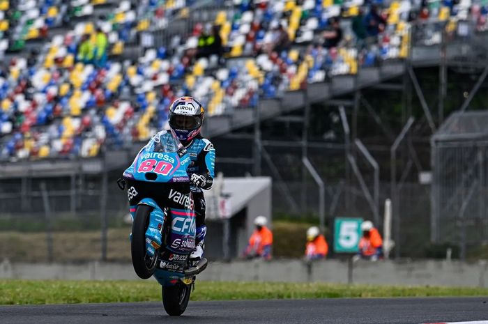 jagoan Francesco Bagnaia, David Alonso kurang beruntung di sesi balapan Moto3 San Marino 2024