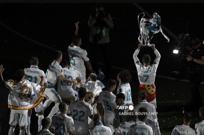 Rekor koleksi 5 gelar Cristiano Ronaldo di Liga Champions bisa dilewati 4 pemain Real Madrid jika mampu kalahkan Borussia Dortmund pada final di Wembley, Sabtu (1/6/2024).