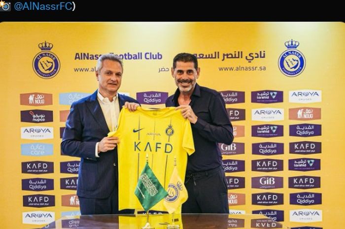 Klub Cristiano Ronaldo, Al Nassr, resmi mengontrak eks kapten Real Madrid, Fernando Hierro, sebagai direktur olahraga.