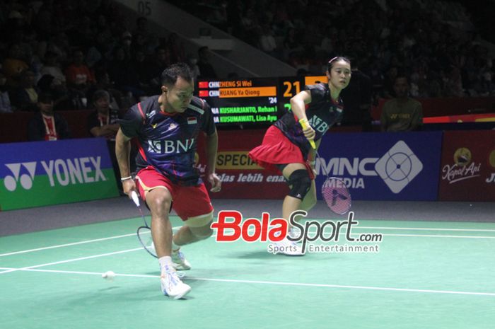 Ganda Campuran Indonesia Rehan Naufal Kusharjanto/Lisa Ayu Kusumawati melaju ke babak kedua Japan Open 2024, Selasa (20/8/2024)