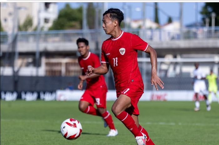 Pemain Timnas U-20 Indonesia, Riski Afrisal.