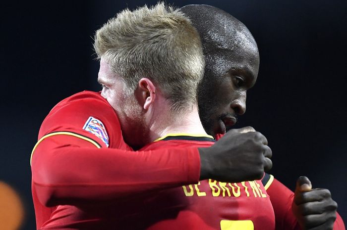 Romelu Lukaku dan Kevin de Bruyne, bagian sisa kepingan generasi emas timnas Belgia yang akan kembali tampil di Euro 2024.