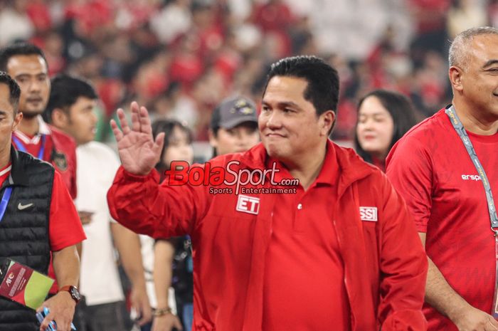 Ketua Umum PSSI, Erick Thohir, mengucapkan rasa terima kasih kepada suporter Timnas Indonesia seusai meraih hasil tak memuaskan.