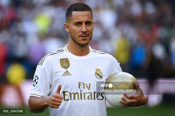 Real Madrid memperkenalkan Eden Hazard kepada publik pada 13 Juni 2019 di Santiago Bernabeu.