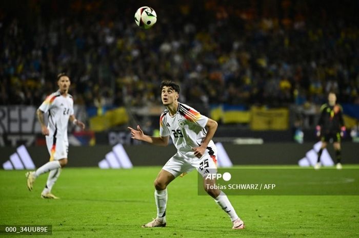 Aleksandar Pavlovic, dicoret dari skuad Timnas Jerman untuk EURO 2024 karena mengalami sakit.