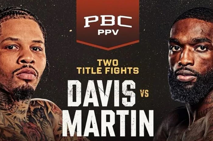 Duel tinju perebutan sabuk kelas ringan WBA antara juara bertahan Gervonta Davis melawan Frank Martin digelar di Las Vegas pada Minggu (16/6/2024) WIB.