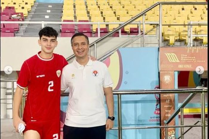 Matthew Baker, salah satu pemain timnas U-16 Indonesia di ASEAN Cup U-16 2024.