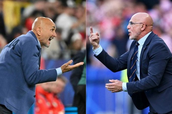 Luciano Spalletti bakal beradu strategi dengan Luis de la Fuente saat Timnas Italia berhadapan dengan Timnas Spanyol di Grup B EURO 2024, Kamis (20/6/2024) di Gelsenkirchen.