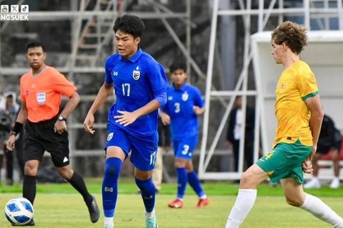 Laga Timnas U-16 Thailand Vs Timnas U-16 Australia di ASEAN Cup U-16 2024 Grup C ditutup tanpa pemenang, Minggu (23/6/2024).