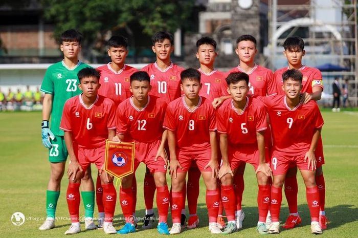 Skuad Timnas U-16 Vietnam.