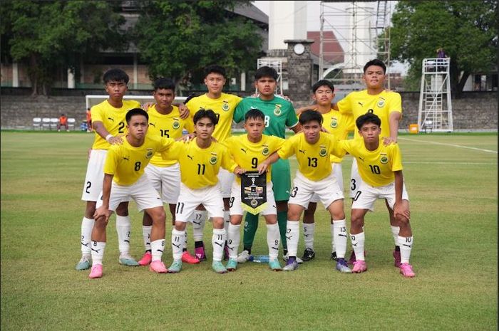 Skuad Brunei Darussalam U-16 yang berlaga di ASEAN Cup U-16 2024.