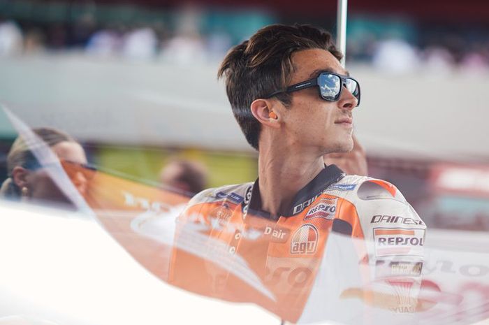 Pembalap Repsol Honda, Luca Marini, bersiap jelang balapan MotoGP Italia di Sirkuit Mugello, Toscana, Italia, 2 Juni 2024.