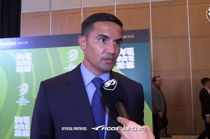 Mantan pemain Timnas Australia, Tim Cahill, saat menghadiri acara drawing putaran ketiga Kualifikasi Piala Dunia 2026 zona Asia di Kuala Lumpur, Malaysia.