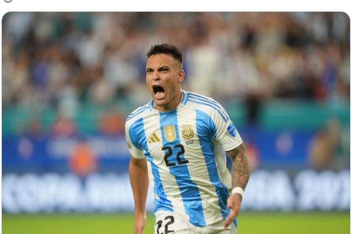 Bomber Timnas Argentina, Lautaro Martinez.