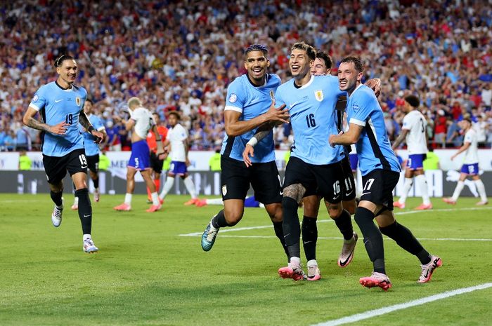 Gol tunggal dari Mathias Olivera memastikan kemenangan Timnas Uruguay di Copa America 2024 sekaligus menyingkirkan tuan rumah Amerika Serikat.