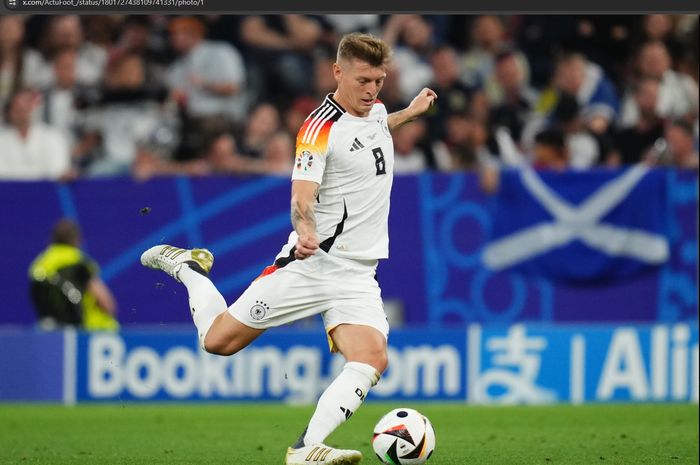 Gelandang tengah Timnas Jerman, Toni Kroos, diyakini bakal menjadi ancaman utama bagi Timnas Spanyol.