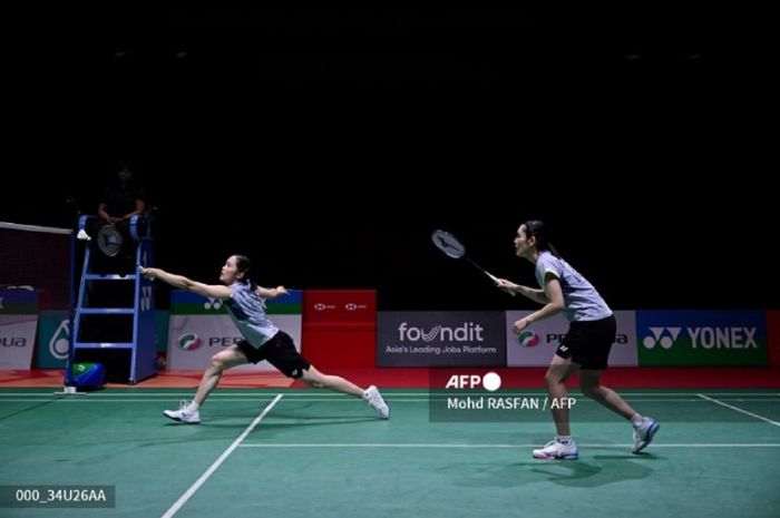 Pasangan Jepang yang punya rekor seimbang dengan Febriana Dwipuji Kusuma/Amalia Cahaya Pratiwi, Rin Iwanaga/Kie Nakanishi bahas hasil mereka di Indonesia Open 2025.