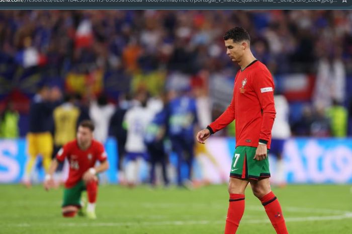 Cristiano Ronaldo menyudahi perjalanannya di EURO 2024 dengan tragis.