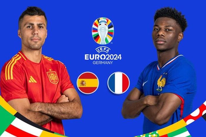 Spanyol dan Prancis akan berhadapan di laga semifinal Euro 2024.