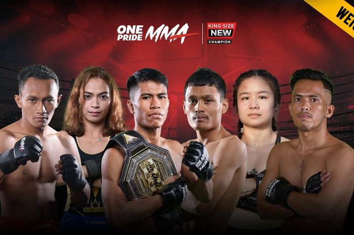 One Pride MMA 80 King Size New Champion akan digelar di GOR Sahabat, Semarang, Sabtu (13/7/2024), dengan menampillkan aksi 6 jagoan tuan rumah.