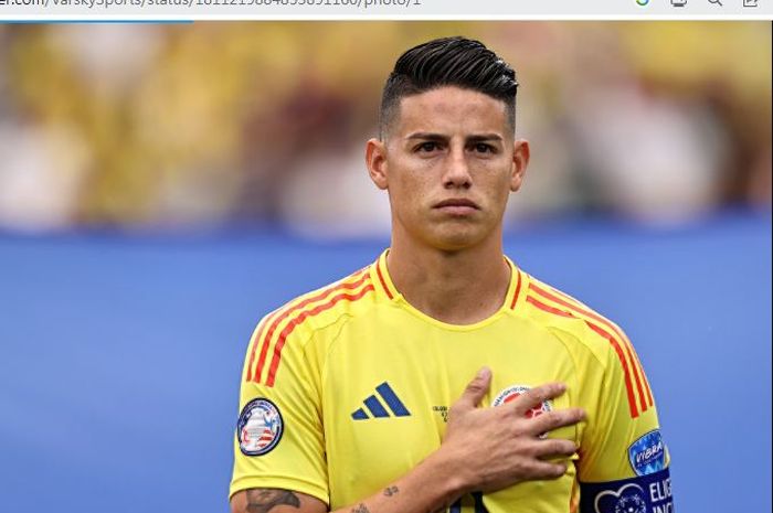 Playmaker Timnas Kolombia, James Rodriguez.