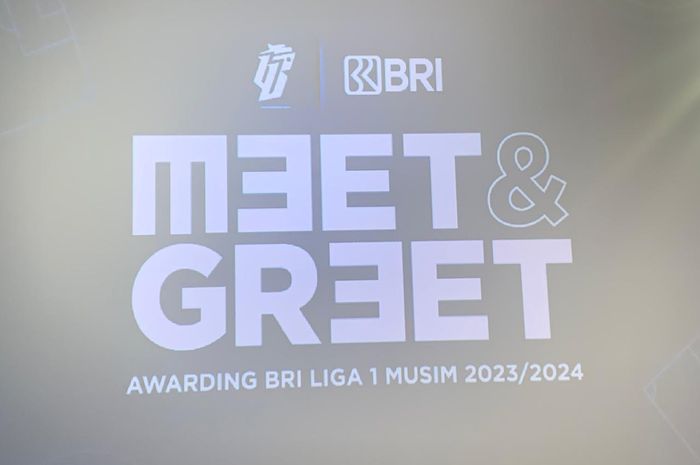 Agenda meet and greet awarding BRI Liga 1 2023/2024 di di Cinemapolis, Senayan Park, Jakarta Pusat, Sabtu (13/7/2024).