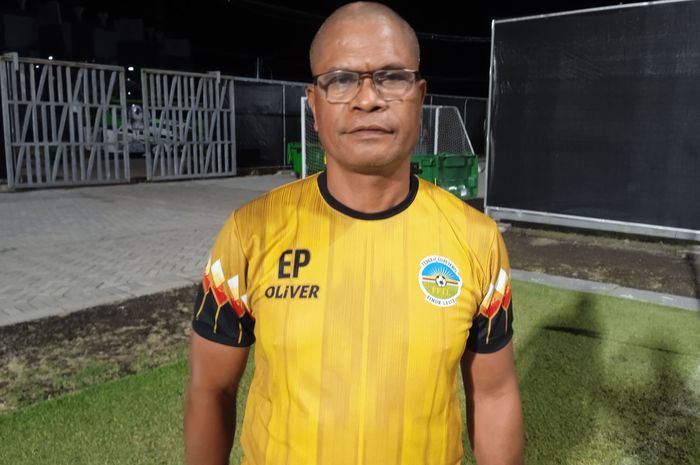 Pelatih Timnas U-19 Timor Leste, Eduardo Pereira.