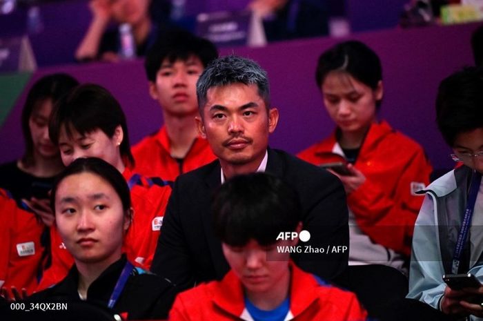 Legenda Tunggal Putra China, Lin Dan, saat perhelatan Thomas dan Uber Cup 2024 