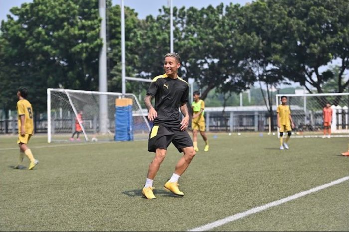 Pemain berdarah Jepang Indonesia, Riku Matsuda, datang ke Jakarta pada Sabtu (27/7/2024)