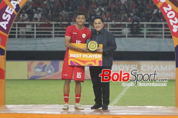 Kapten Timnas U-19 Indonesia Dony Tri Pamungkas menjadi Pemain Terbaik di ASEAN CUP U-19 2024. 