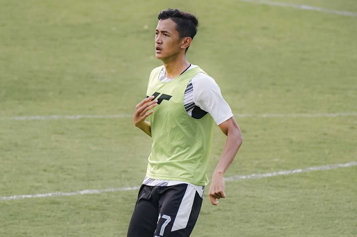 Dony Tri Pamungkas mulai mengikuti latihan dengan Persija di Lapangan Kotabarat, Solo, Jawa Tengah, Jumat (2/4/2024) sore.