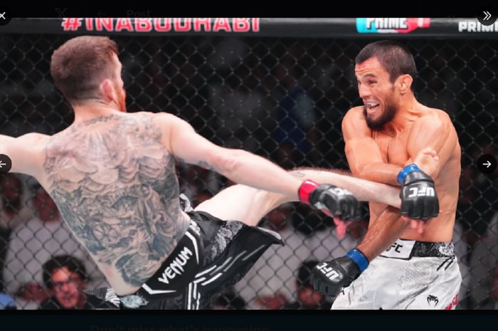 Aksi luar biasa saudara seperguruan Khabib Nurmagomedov, Umar Nurmagomedov di UFC Abu Dhabi datangkan beragam komentar dari jagat tarung.